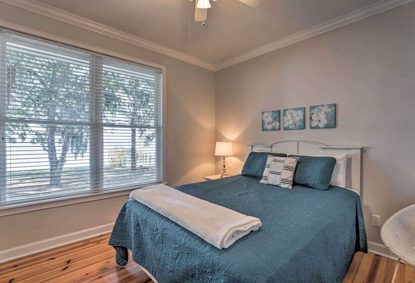 Lakefront Retreat W/ Game Room & Private Dock!