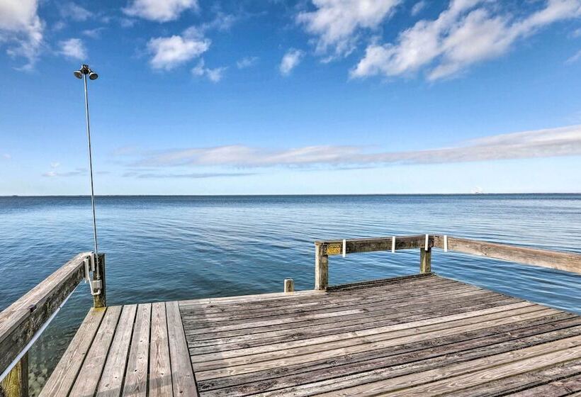 Lakefront Retreat W/ Game Room & Private Dock!