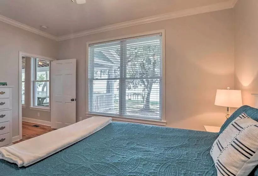 Lakefront Retreat W/ Game Room & Private Dock!