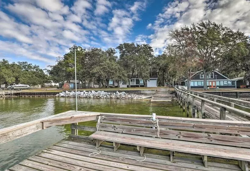Lakefront Retreat W/ Game Room & Private Dock!