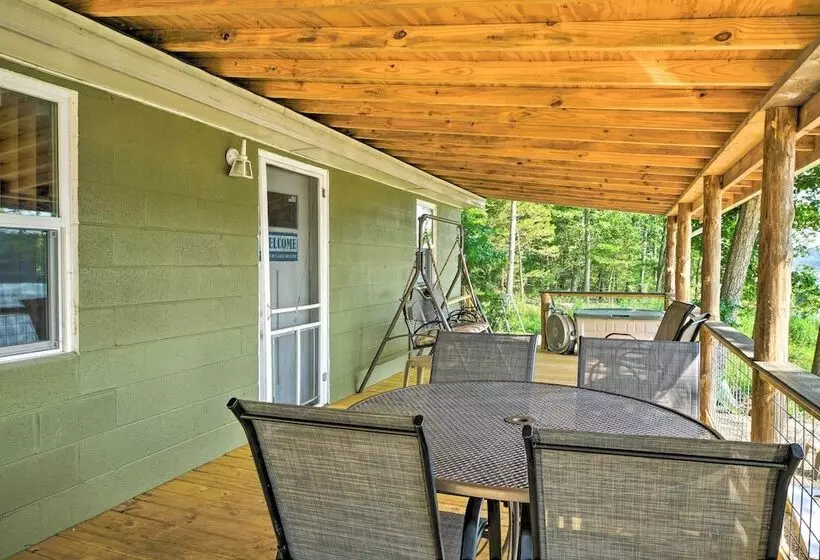 Waterfront Bull Shoals Lake Cabin W/ Deck + Views!