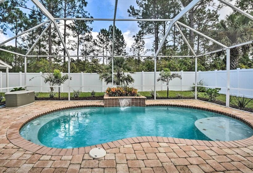 Palm Coast Retreat W/ Lanai < 8 Mi To Beach!