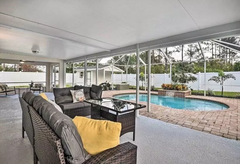 Palm Coast Retreat W/ Lanai < 8 Mi To Beach!