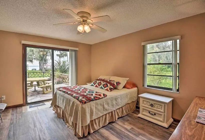 Pirate Cove  Home In Welaka: Dock & River Access!