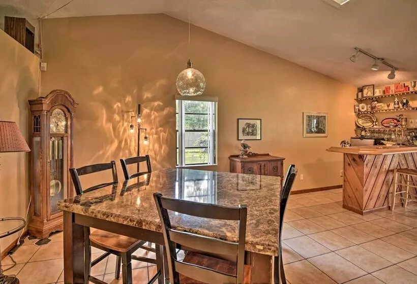 Pirate Cove  Home In Welaka: Dock & River Access!