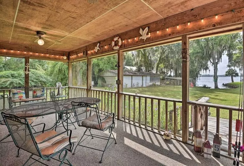 Pirate Cove  Home In Welaka: Dock & River Access!