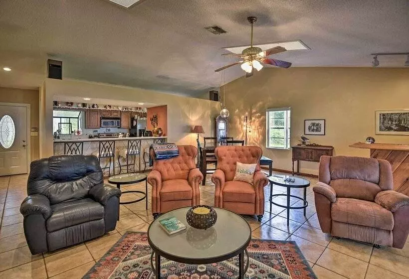 Pirate Cove  Home In Welaka: Dock & River Access!