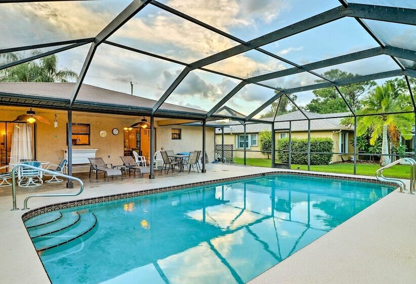 Waterfront Port St Lucie Home W/ Lanai & Pool