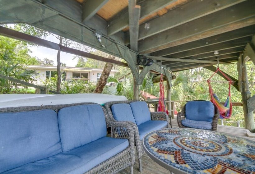 Dock & Kayaks: Riverfront Dunnellon Home!