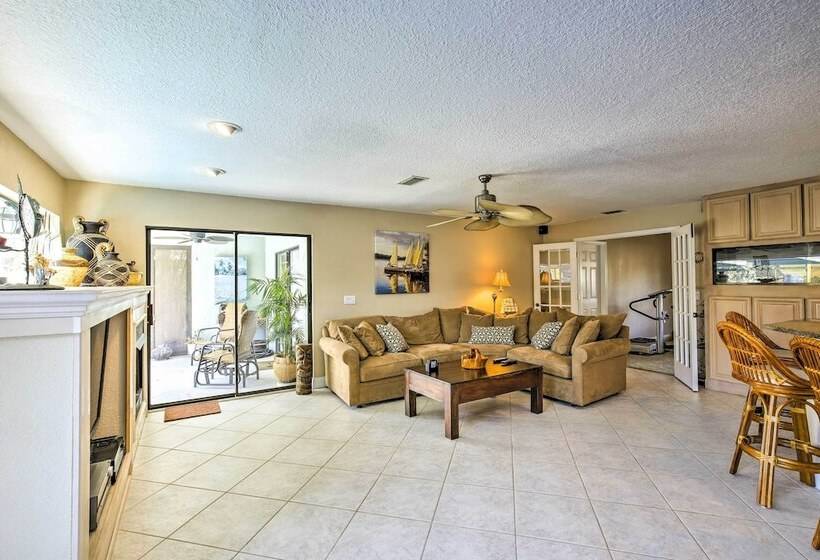 Tropical Apollo Beach House W/ Pool & Dock!