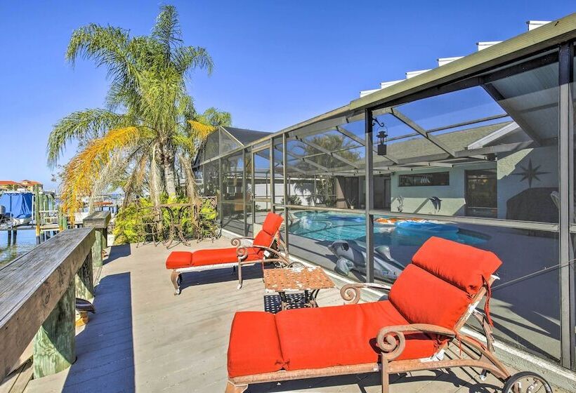 Tropical Apollo Beach House W/ Pool & Dock!