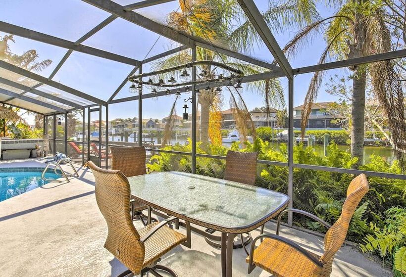 Tropical Apollo Beach House W/ Pool & Dock!