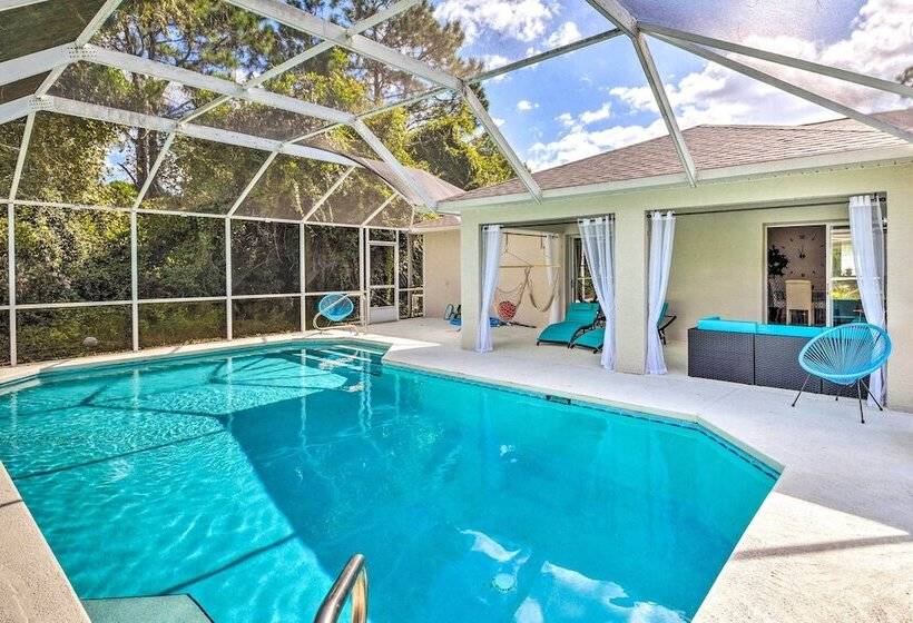 Bright Palm Coast Gem W/ Lanai & Private Pool