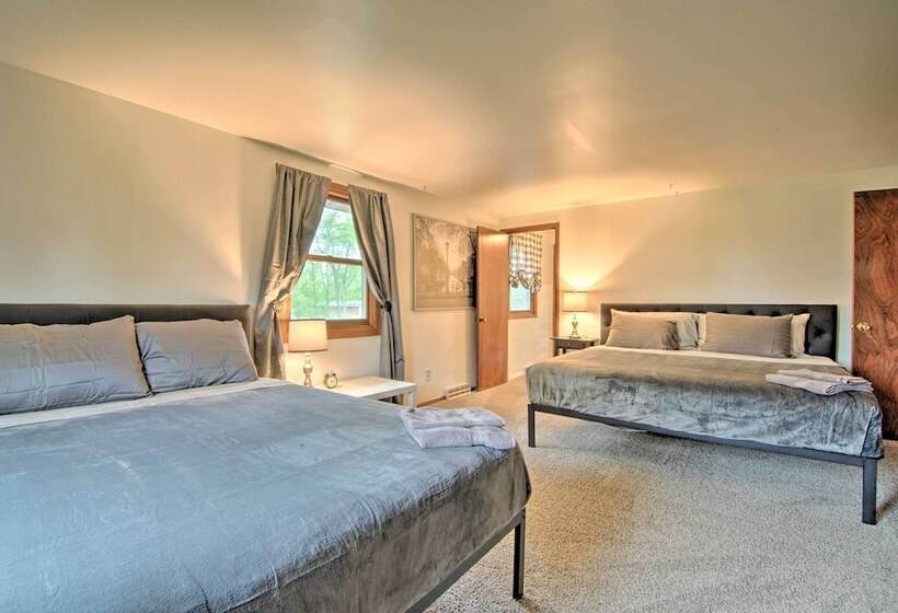 Inviting Twin Lakes Home W/ Indoor + Outdoor Bars!