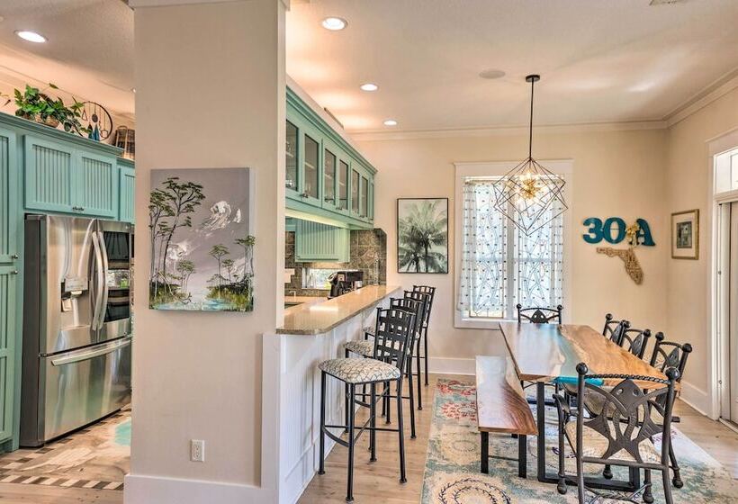 Santa Rosa Beach Home W/ Pool, Hot Tub & Golf Cart