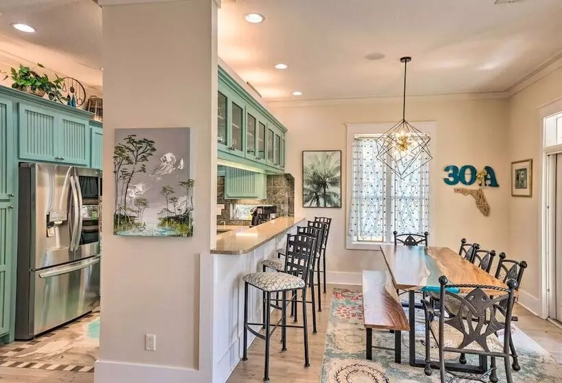 Santa Rosa Beach Home W/ Pool, Hot Tub & Golf Cart