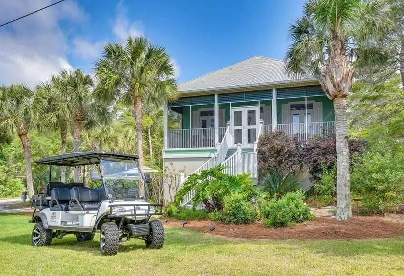 Santa Rosa Beach Home W/ Pool, Hot Tub & Golf Cart
