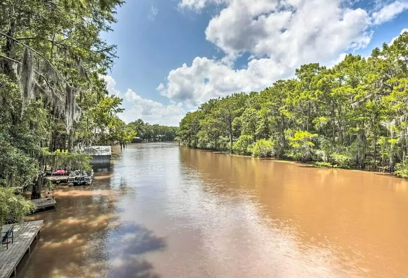 Waterfront Karnack Home W/ Boathouse & Deck!