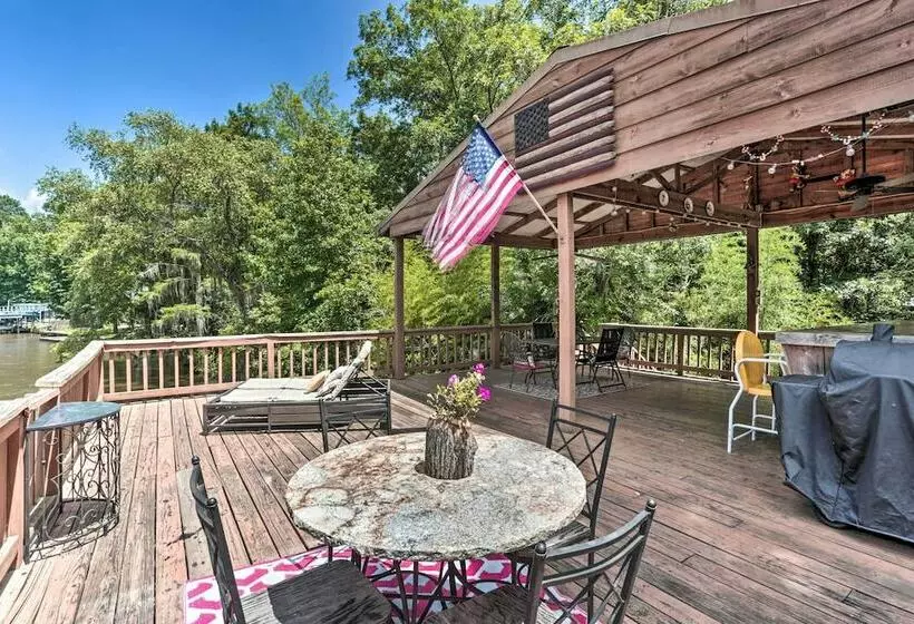 Waterfront Karnack Home W/ Boathouse & Deck!
