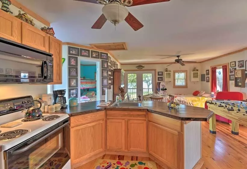 Waterside Belhaven House & Cottage W/ Porch & Dock