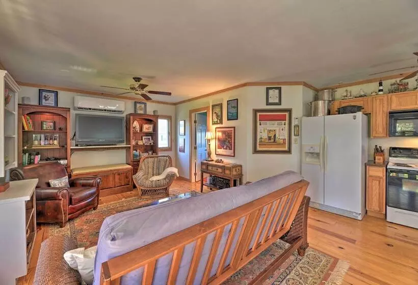 Waterside Belhaven House & Cottage W/ Porch & Dock