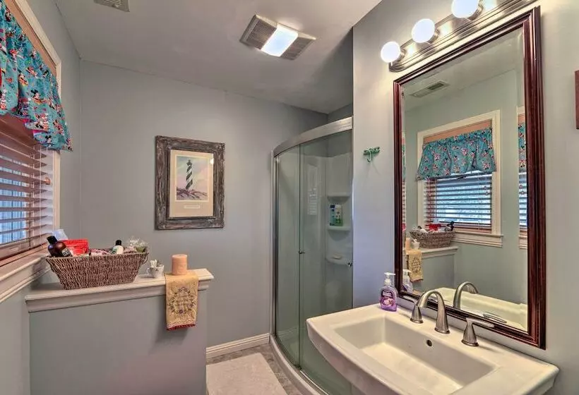 Waterside Belhaven House & Cottage W/ Porch & Dock