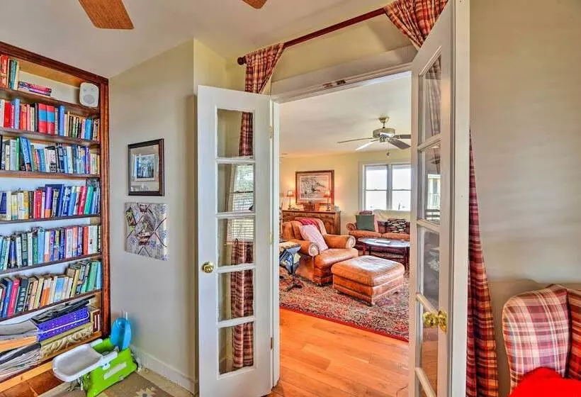 Waterside Belhaven House & Cottage W/ Porch & Dock