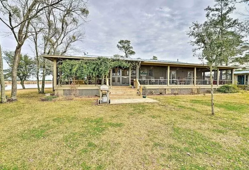 Waterside Belhaven House & Cottage W/ Porch & Dock