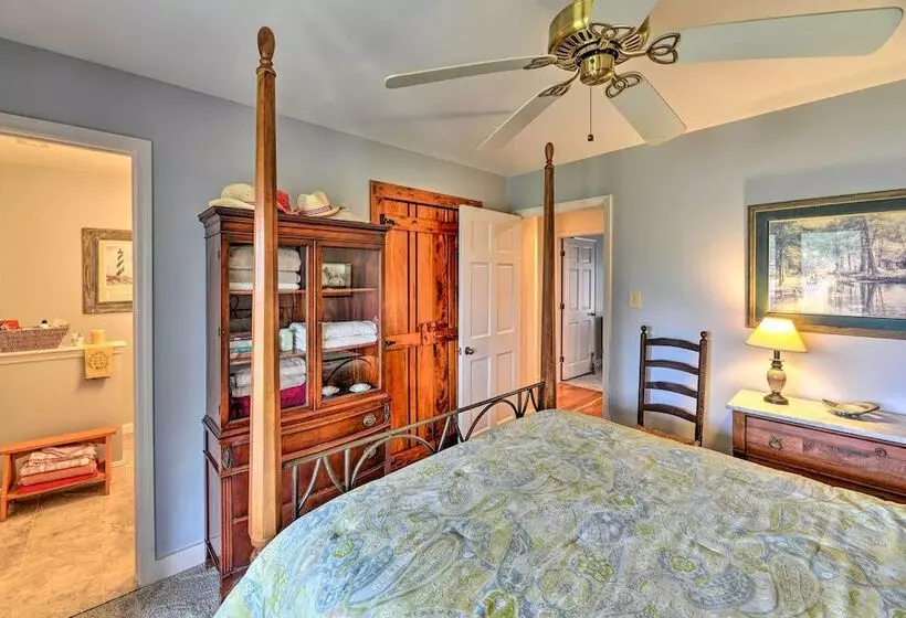 Waterside Belhaven House & Cottage W/ Porch & Dock