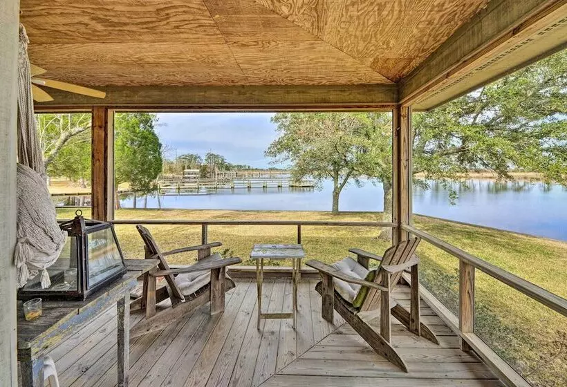 Waterside Belhaven House & Cottage W/ Porch & Dock