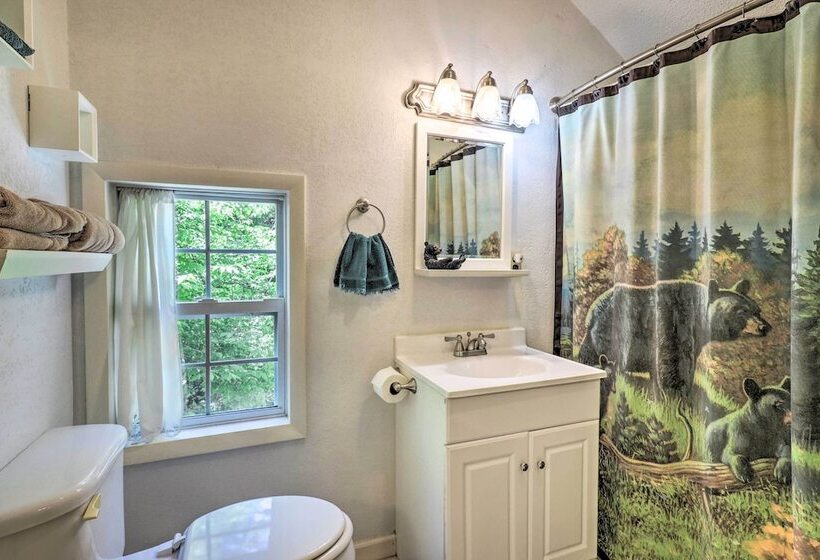 Bryson City Cottage W/ Hot Tub & Waterfall Views!