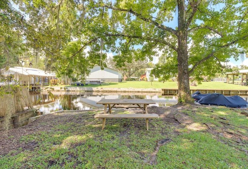 Charming Canalfront Retreat W/ Double Boat Slip!