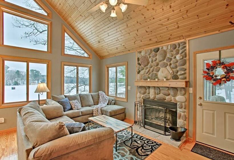 Cozy Waterfront Fife Lake Cottage W/ Dock & Kayaks