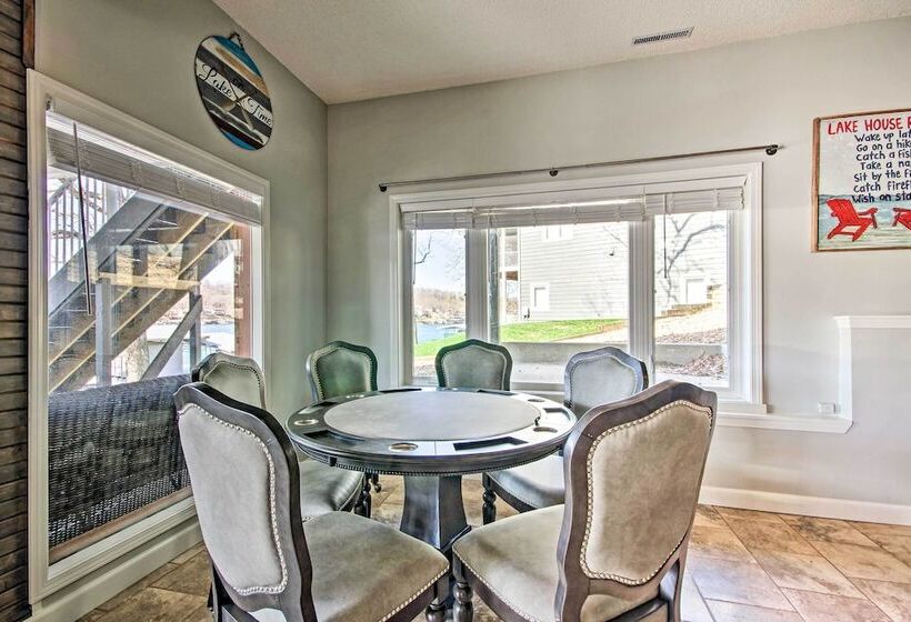 Boat Dock + Scenic Decks: Lake Of The Ozarks Gem