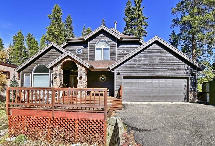 Mtn View Breck Home W/ Hot Tub ~ 1 Mi To Ski Lift!