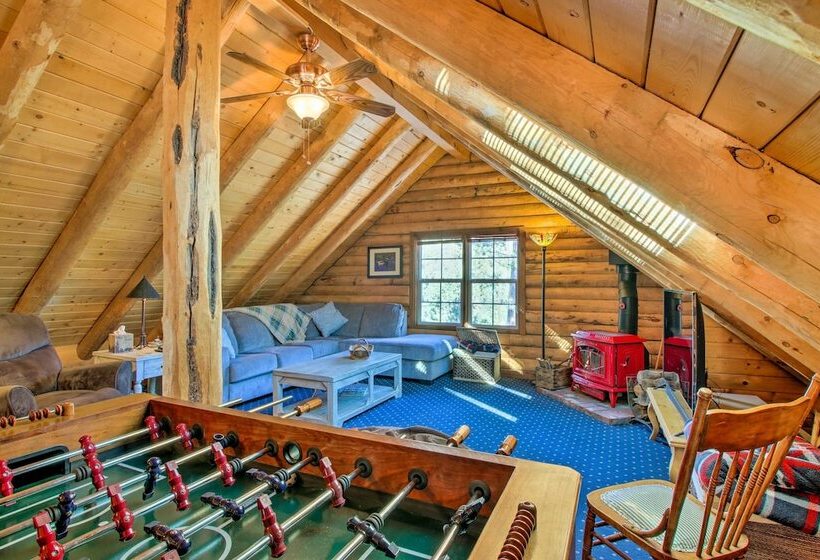 Pine Mountain Club Log Home W/ Deck + Grill!