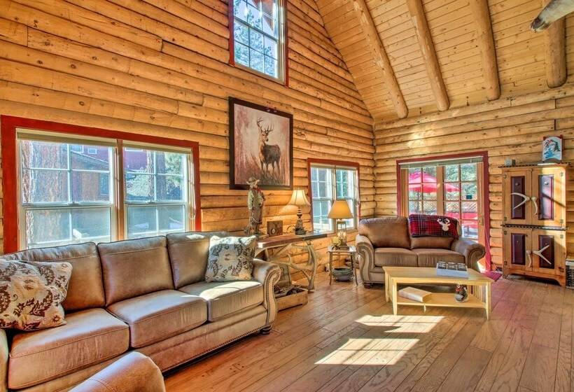 Pine Mountain Club Log Home W/ Deck + Grill!