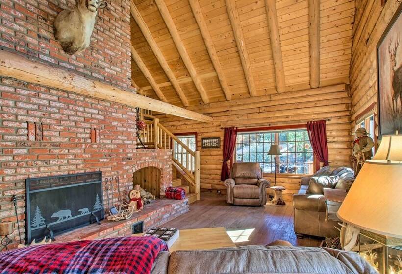 Pine Mountain Club Log Home W/ Deck + Grill!