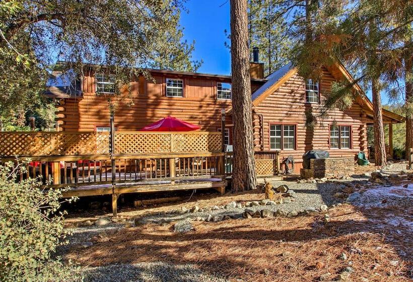 Pine Mountain Club Log Home W/ Deck + Grill!