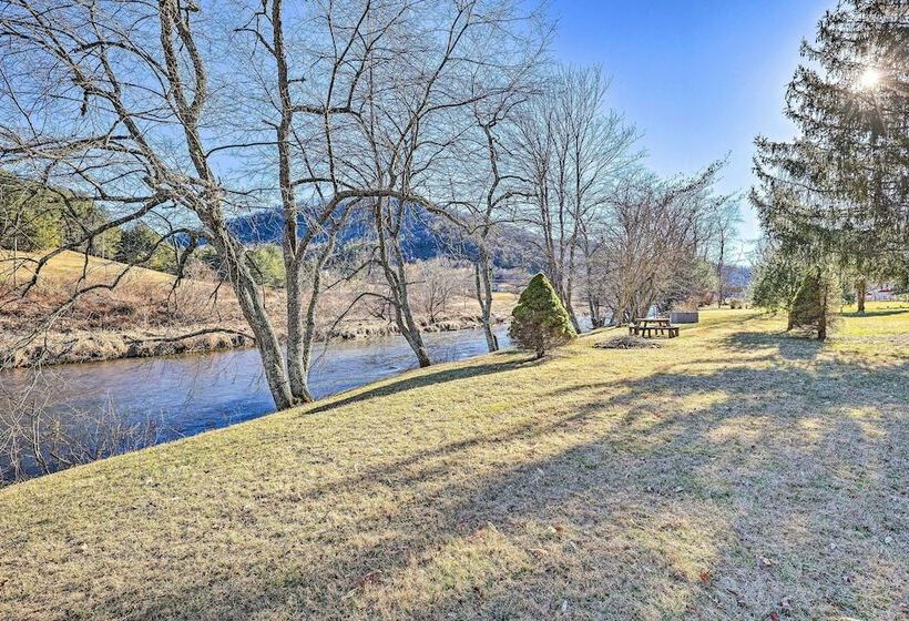 Charming Riverfront Cabin W/ Yard & Porch!