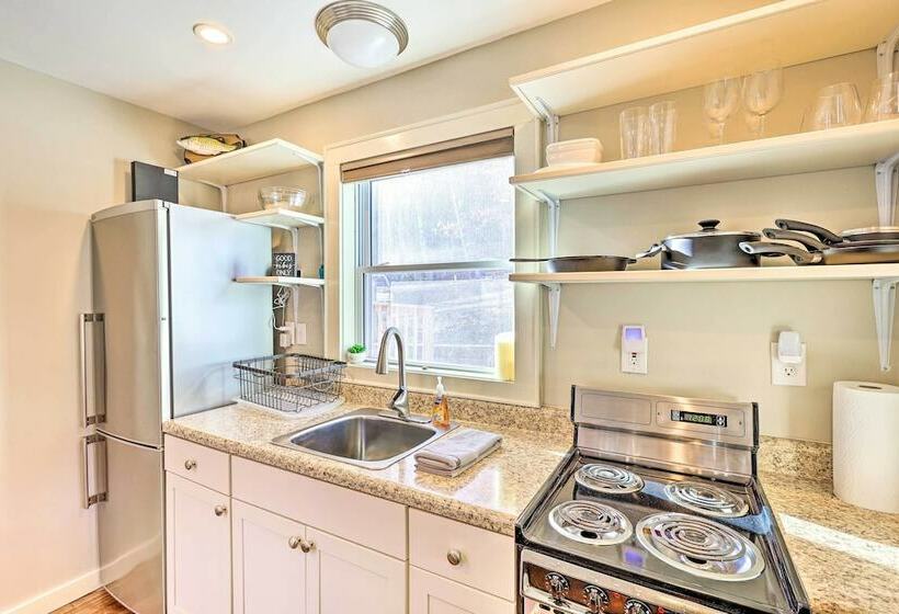 Charming Riverfront Cabin W/ Yard & Porch!