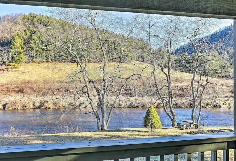 Charming Riverfront Cabin W/ Yard & Porch!