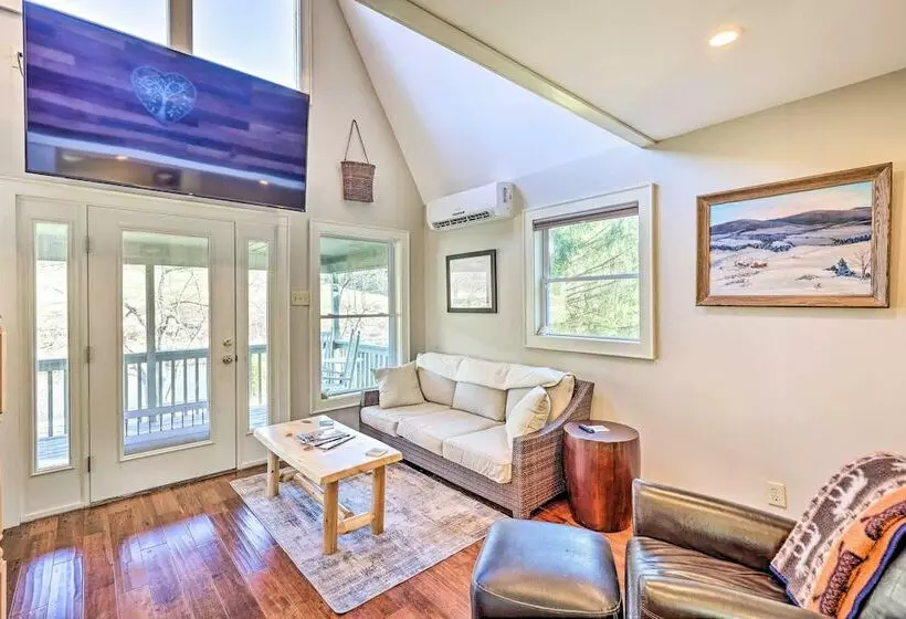 Charming Riverfront Cabin W/ Yard & Porch!