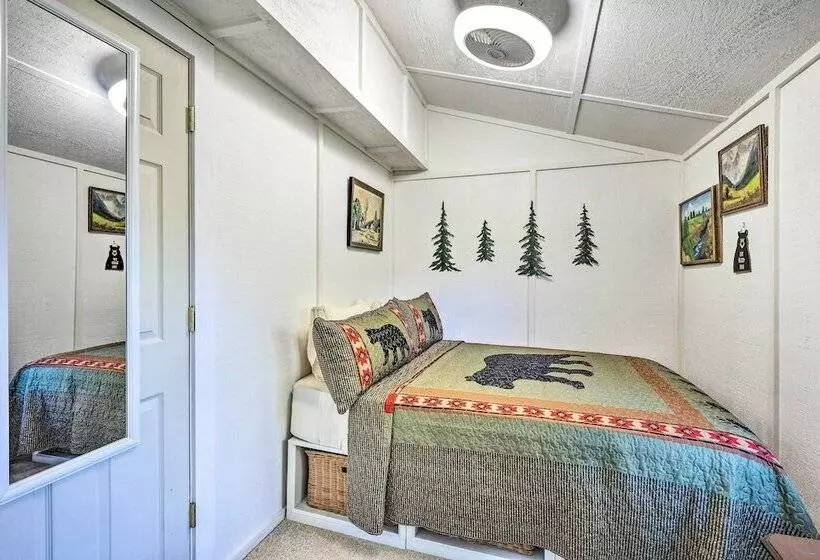 Charming Riverfront Cabin W/ Yard & Porch!