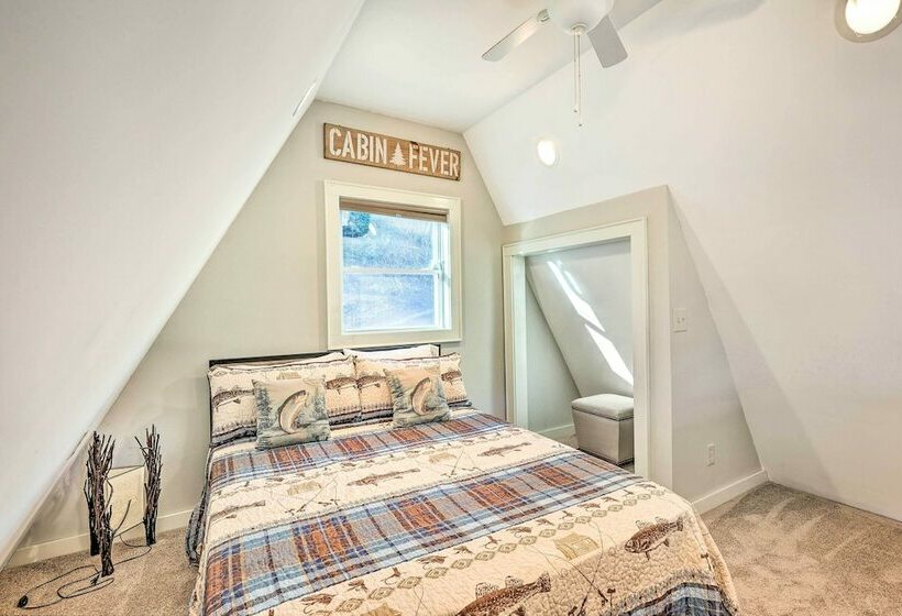 Charming Riverfront Cabin W/ Yard & Porch!