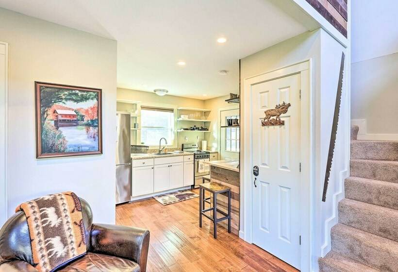 Charming Riverfront Cabin W/ Yard & Porch!