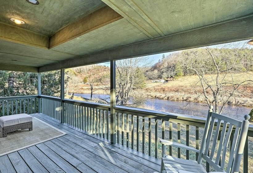 Charming Riverfront Cabin W/ Yard & Porch!