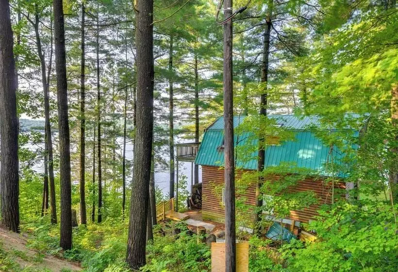 Lakefront Harrisville Cabin W/ Dock & Decks!