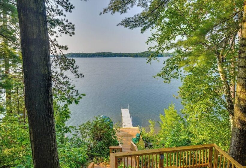 Lakefront Harrisville Cabin W/ Dock & Decks!