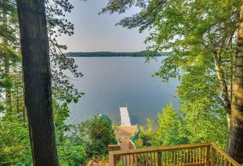Lakefront Harrisville Cabin W/ Dock & Decks!